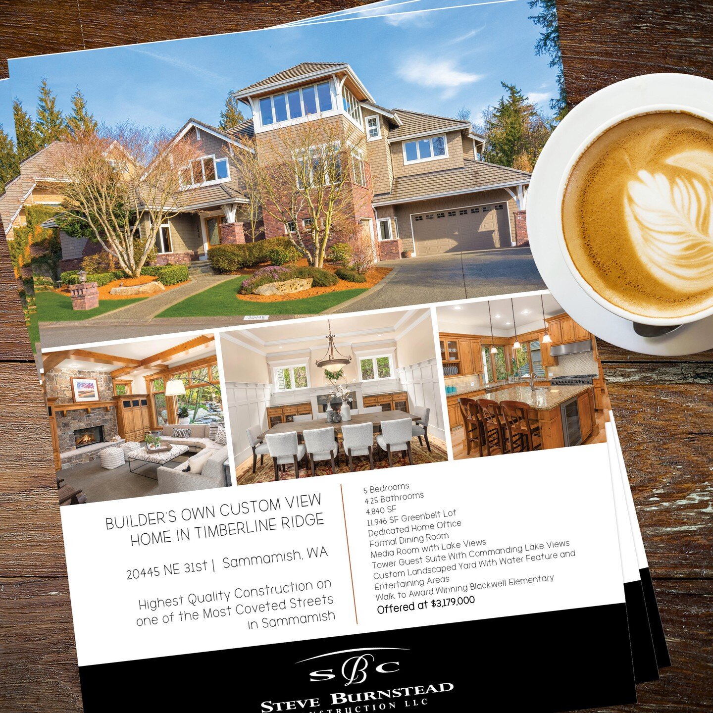 I love my job. Today I get to play with this incredible home in Sammamish - it has ALL the bells and whistles! And omg, the fireplaces...I can't.

#esperluettecreative #designingforrealestate #flyers #design #buildershome #sammamish