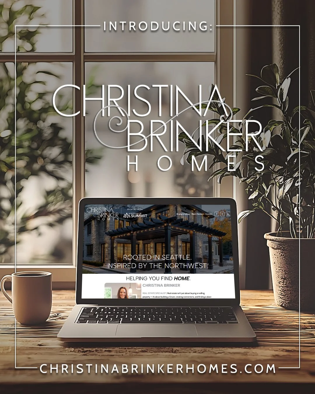 From the first meeting to launching her website, Christina Brinker Homes - Windermere Summit has been an absolute treasure to work with! I am absolutely in awe with her incredible knowledge of Seattle neighborhoods, and she has such a passion for hel