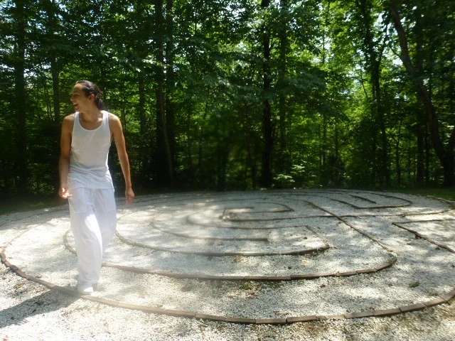 Magna Walk. At the labyrinth.