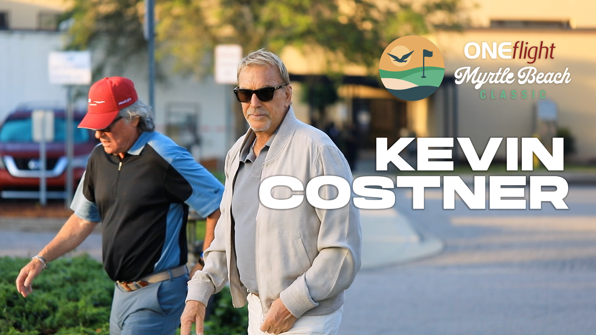 Kevin Costner at One Flight Myrtle Beach Classic 2025