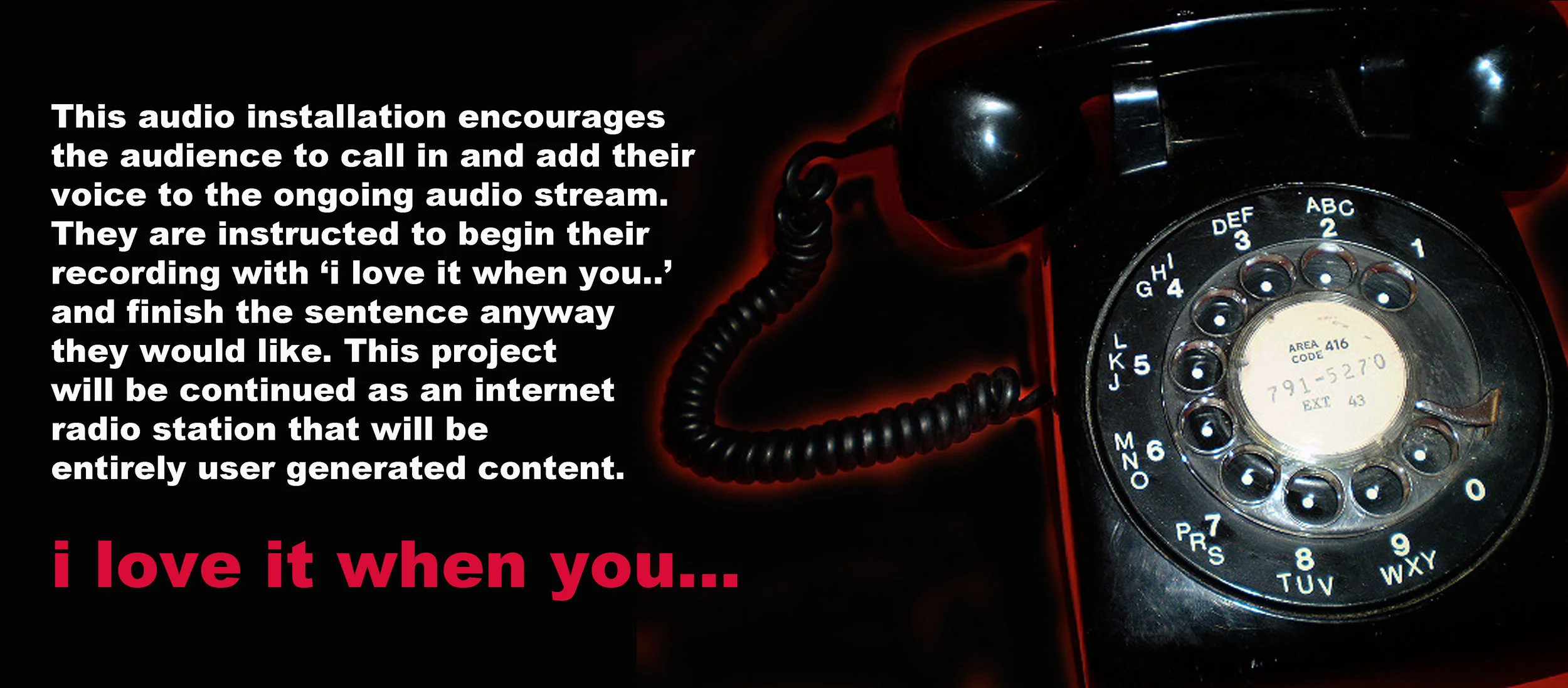 I Love It When You Anthea Foyer Portfolio