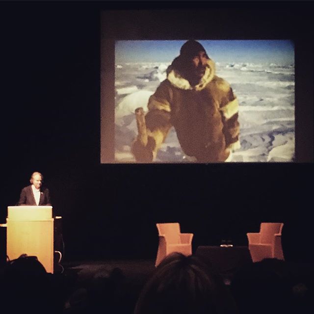 Went to see Wade Davis speak tonight as part of Intangible Culture series. Lots of interesting food for thought about the role of culture, language, spirituality, the planet. #wadedavis