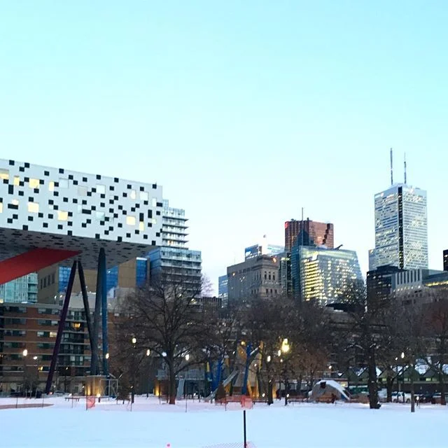 All the buildings were so sparkly today. #ocadu #grangepark