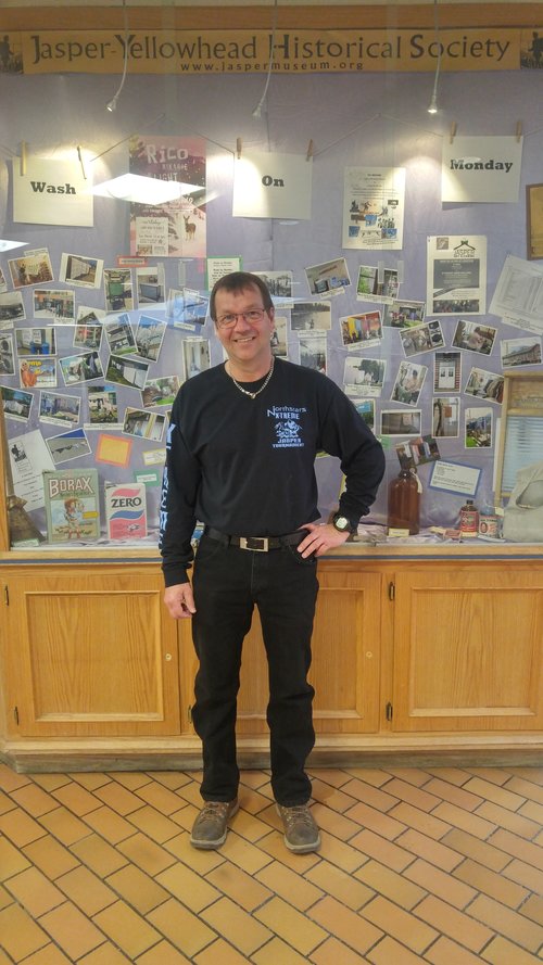 Daniel pictured above working at the Jasper Activity Centre.