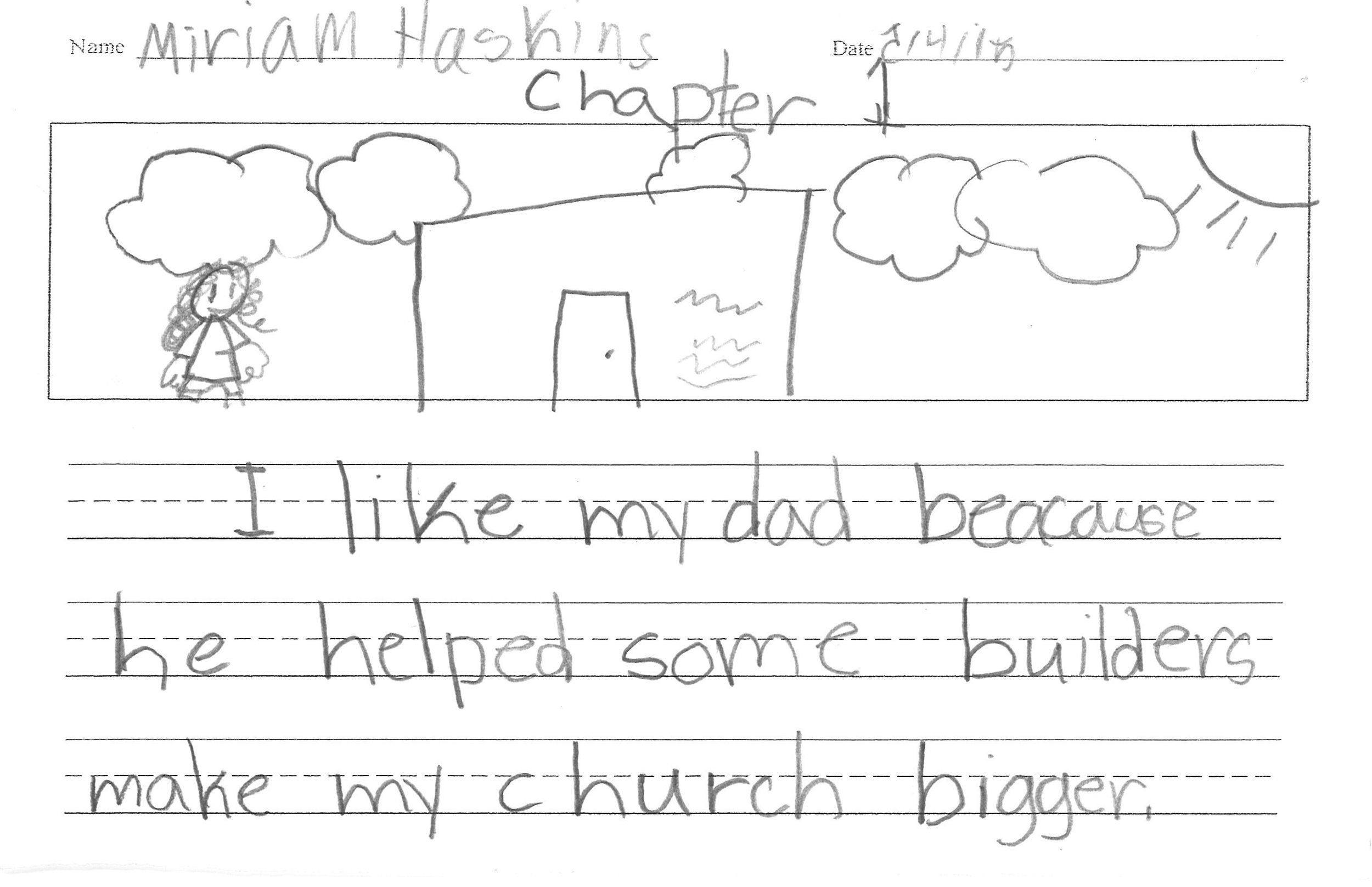 Miriam's Book About Her Dad