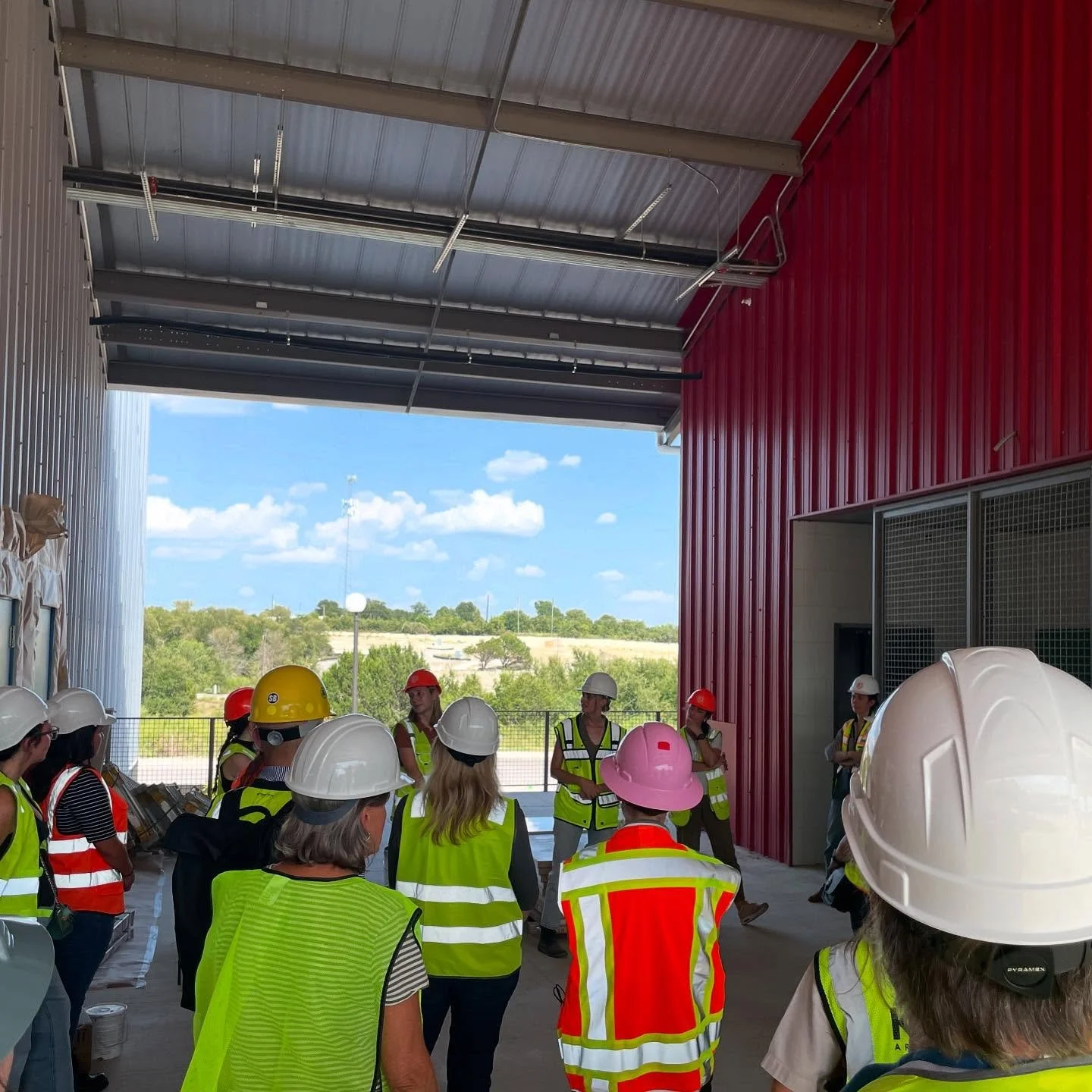 Incredible work in progress at the new downtown hub at @mobileloaves #communityfirstvillage seen at yesterday’s @aiaaustin @wia_austin tour! Buildings don’t make community, but plain to see how these are set up to encourage and enable com