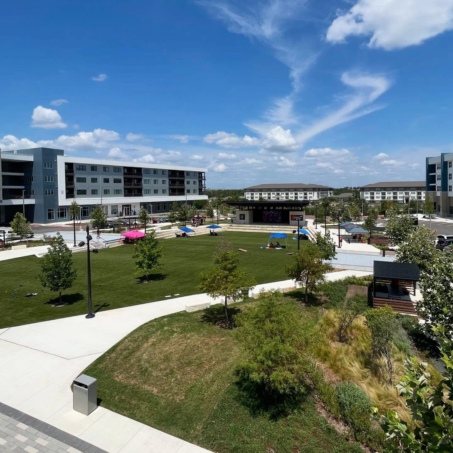 Landscape at @eastvillage_atx 
@hitchcockdesigngroup @huoarchitects
