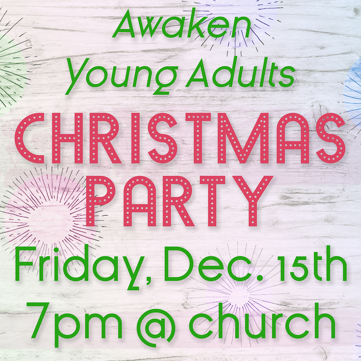 Awaken Young Adult Christmas Party