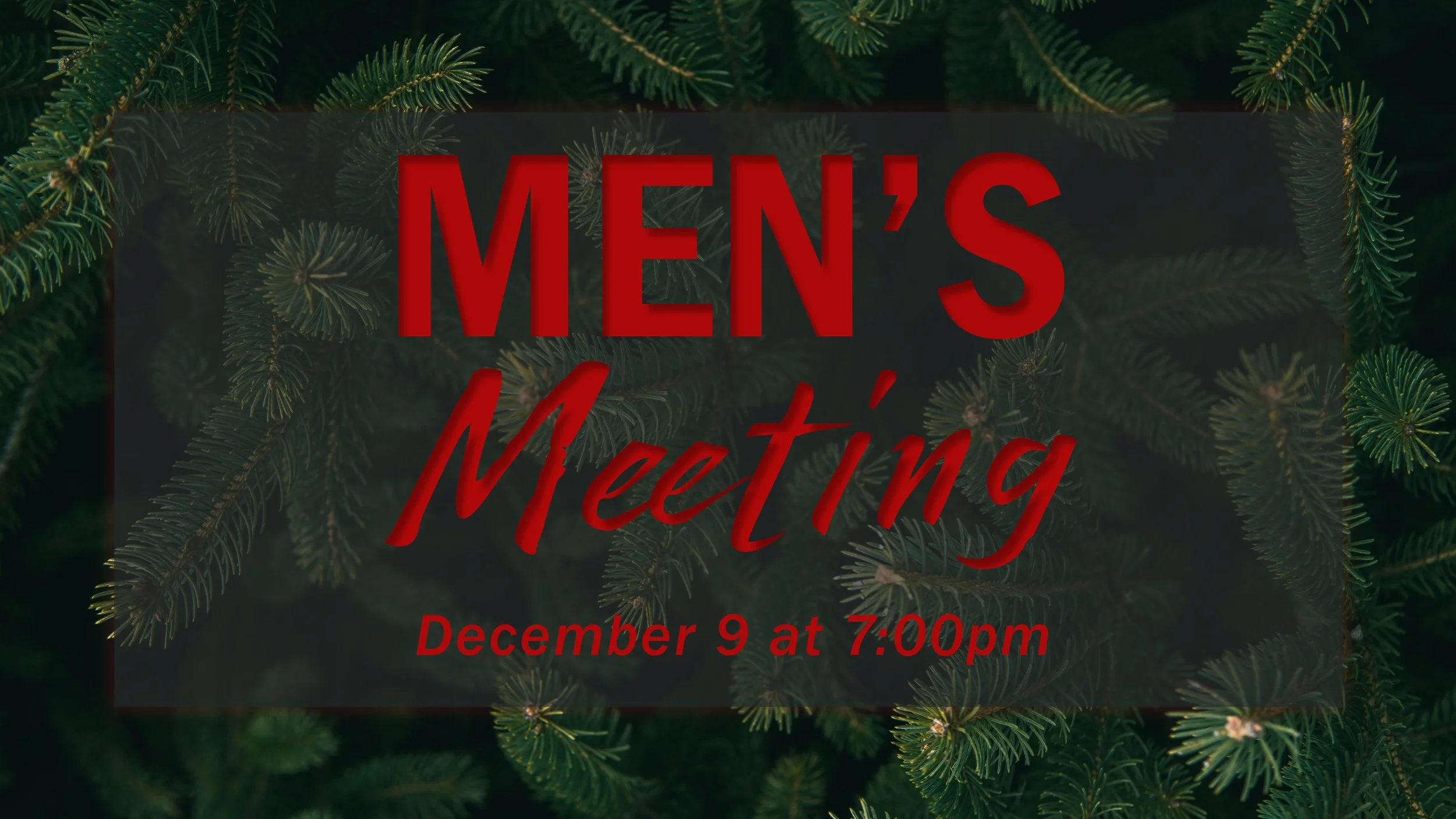Men's Meeting