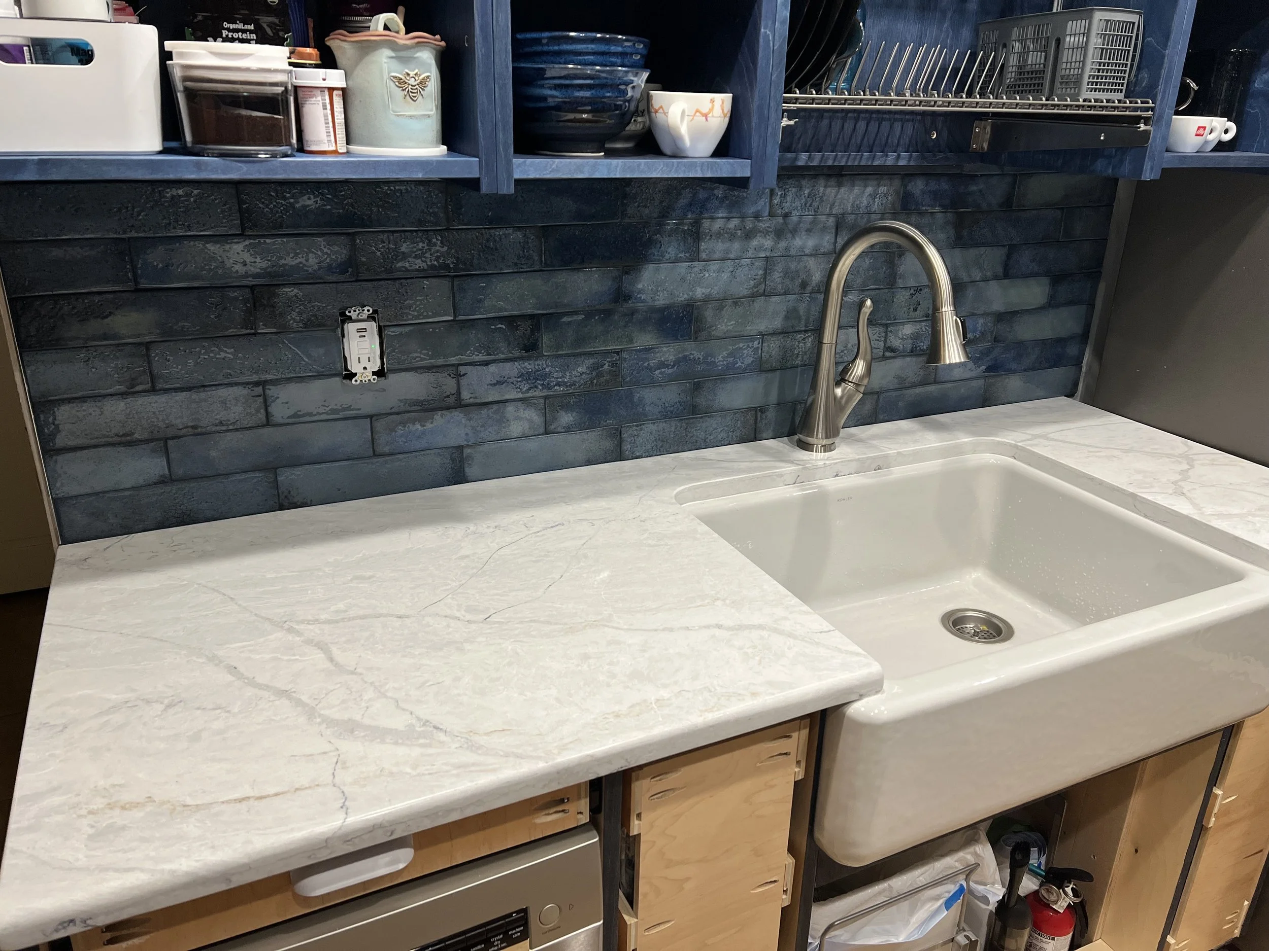 Kitchen Backsplash subway pattern