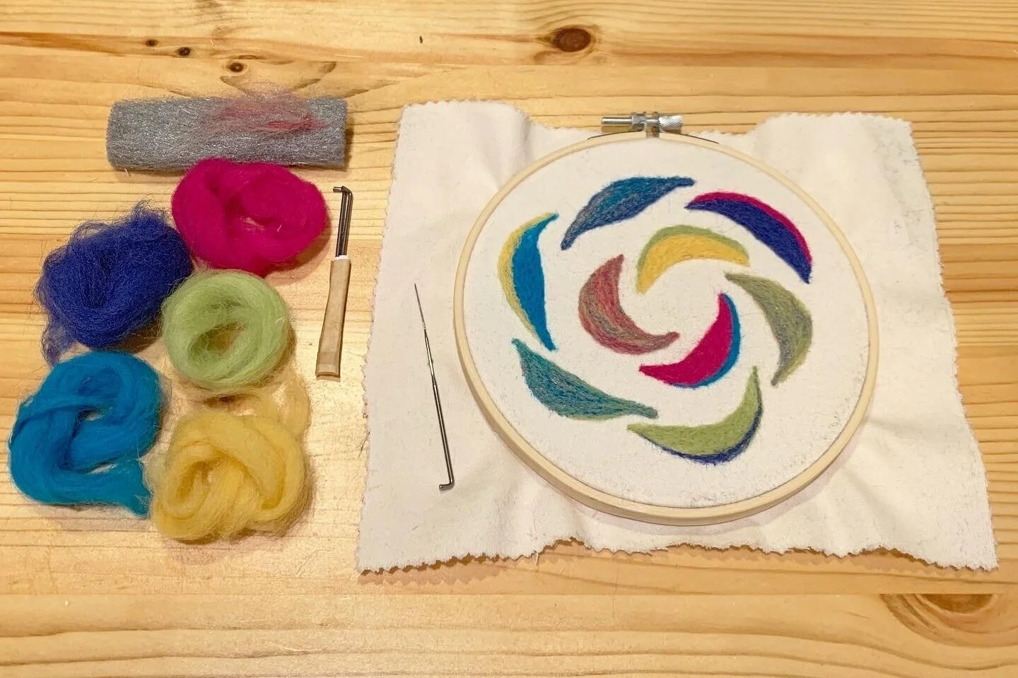 The beginning of my design. Some patches are conductive, others are merely decorative.