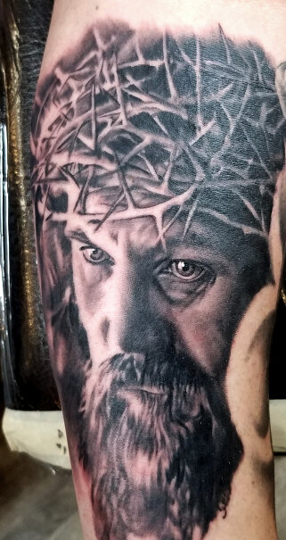 Jesus tattoo of the day... - Matthew Paul Turner