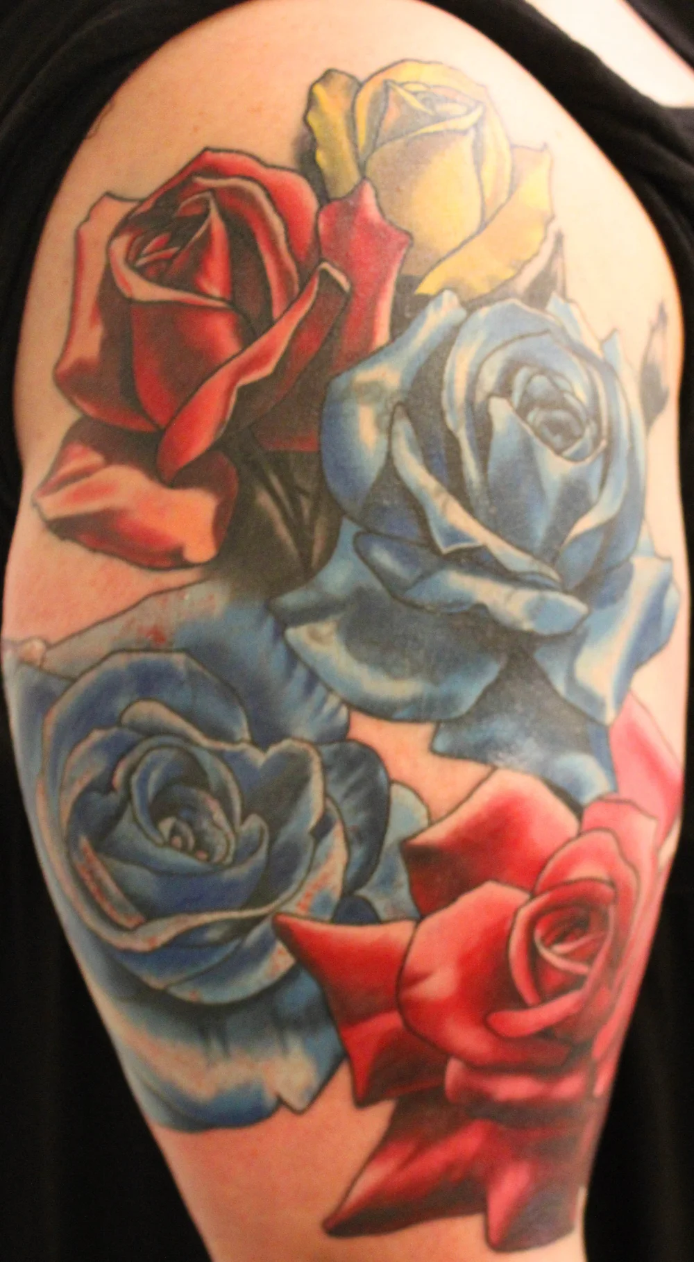 Roses Cover-Up — Lighthouse Tattoo