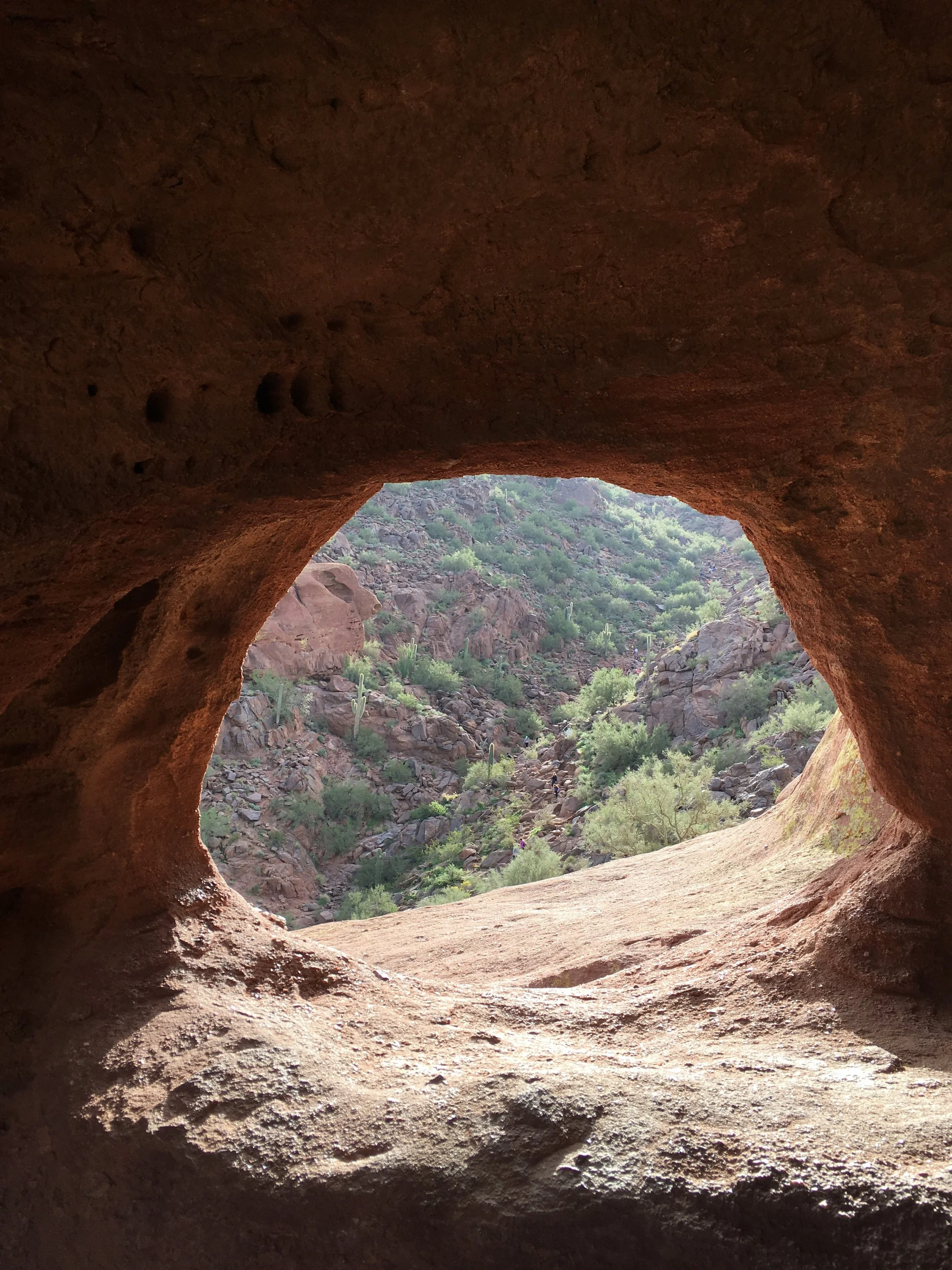 Inside "secret" cave. 