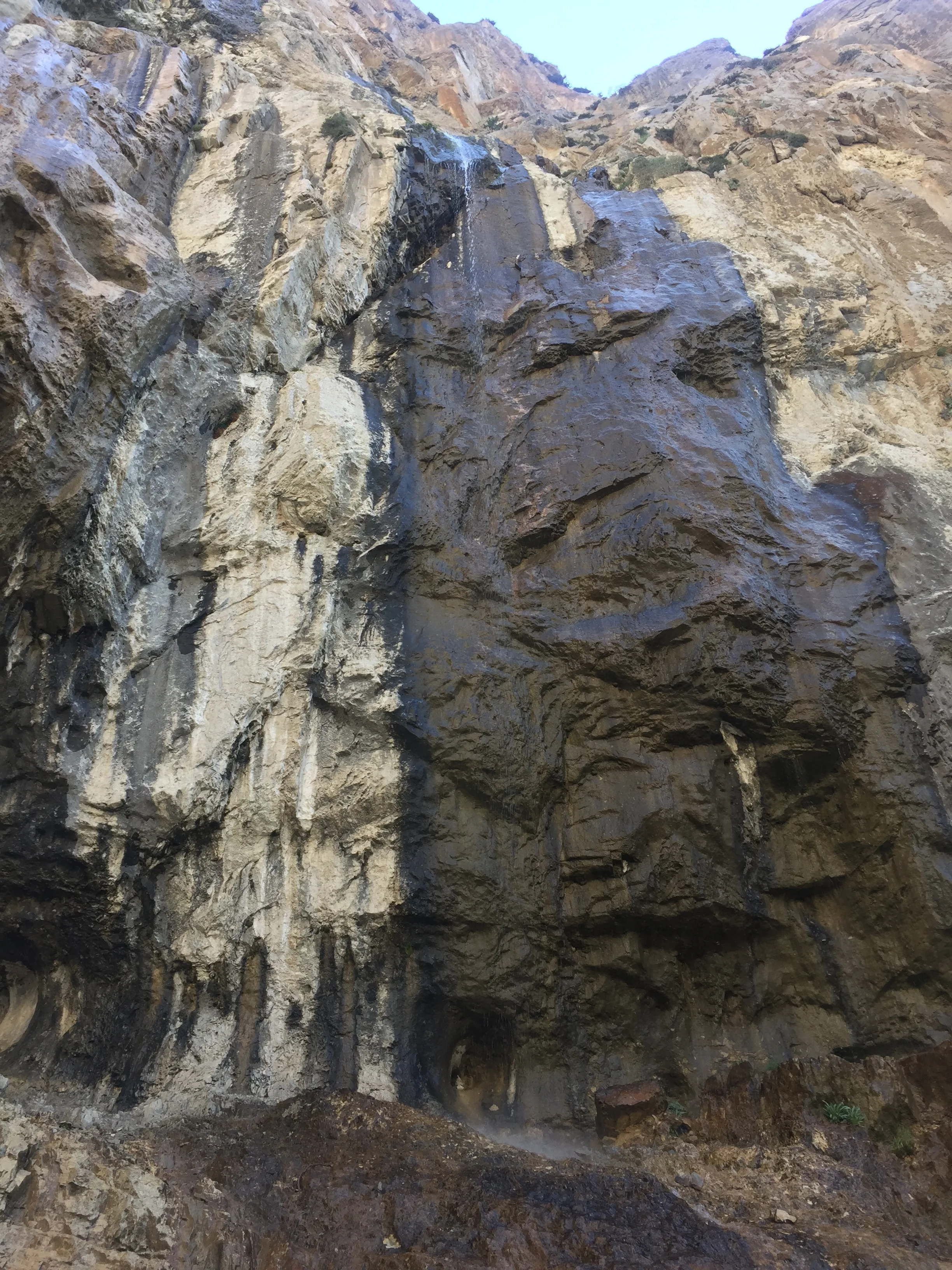 First tiny waterfall.