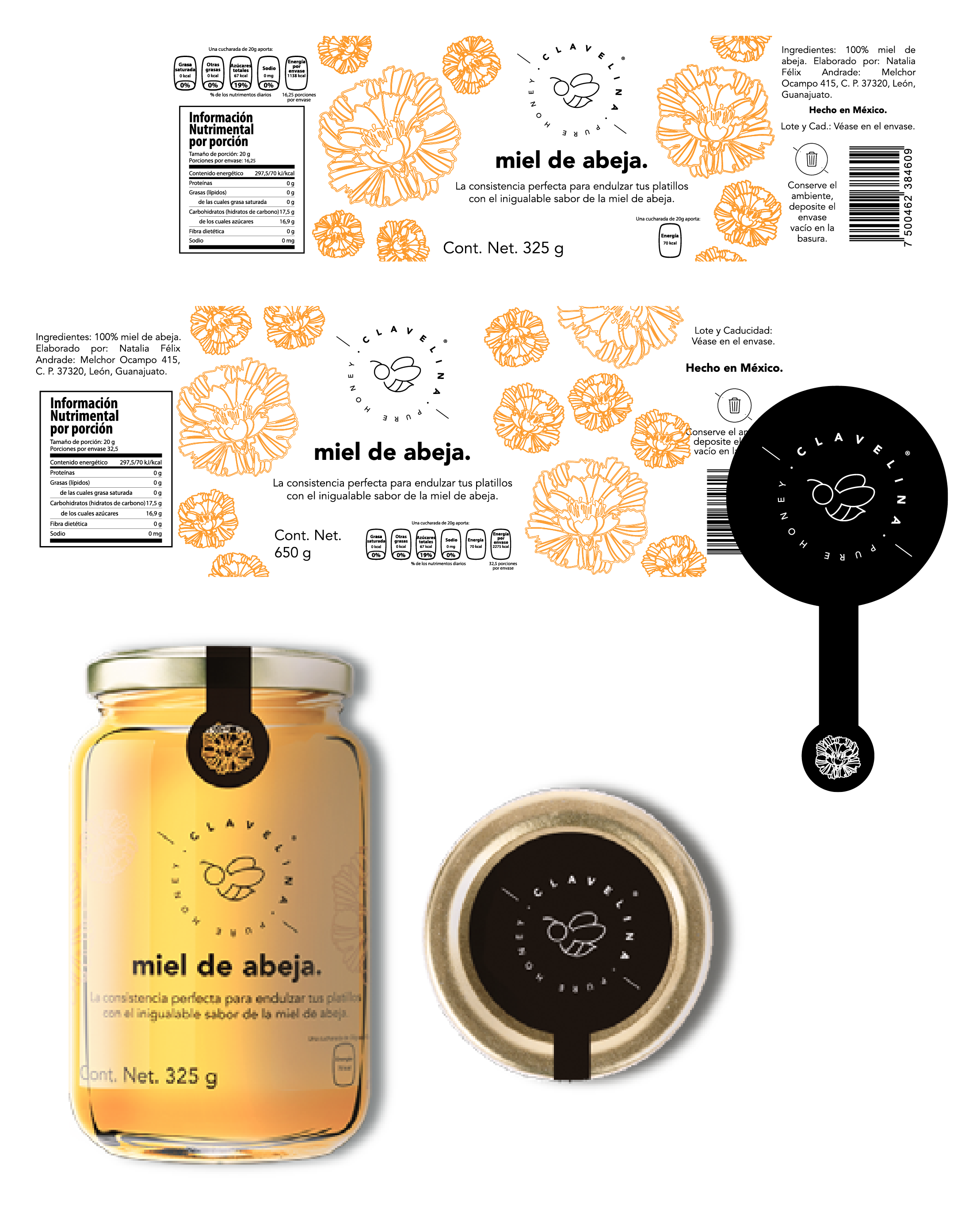 Liquid honey packaging