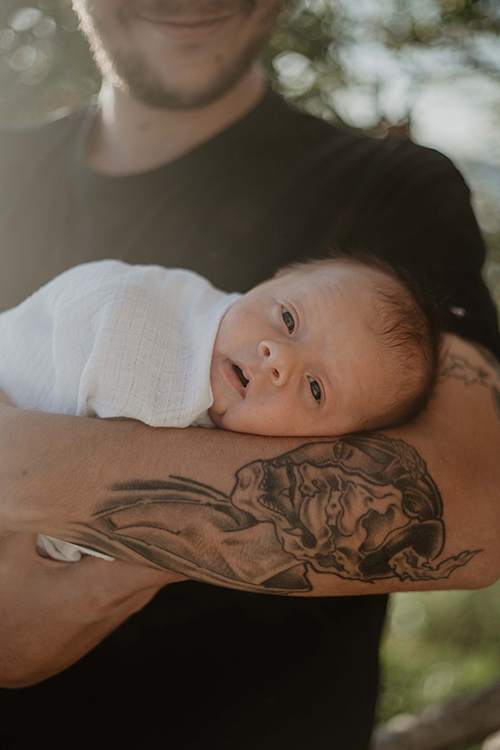 Dad and Baby Photography