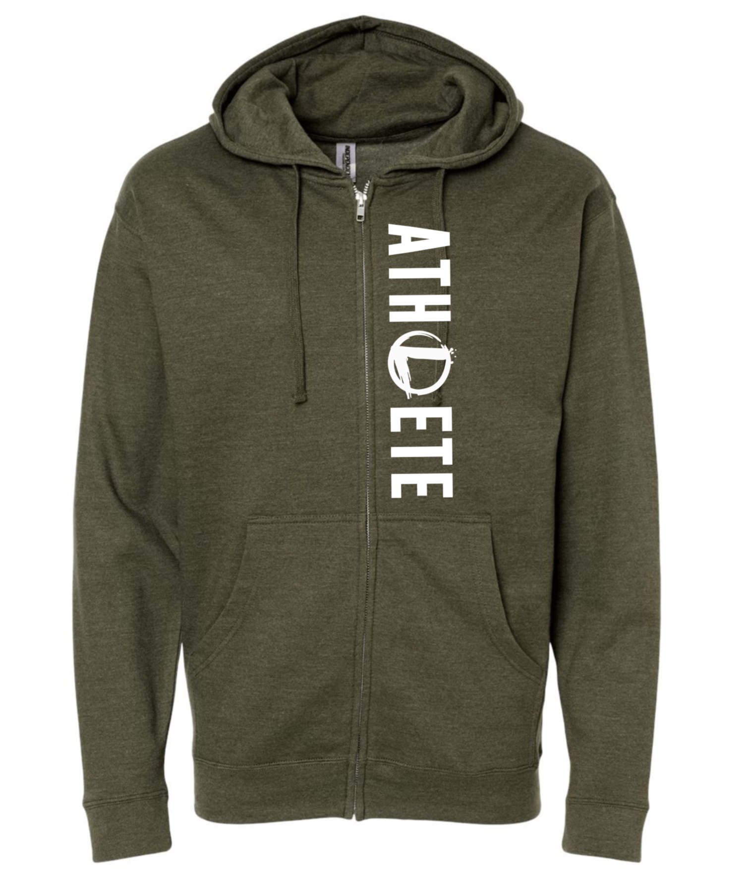 'Athlete' Performance Zip-Up Hoodie