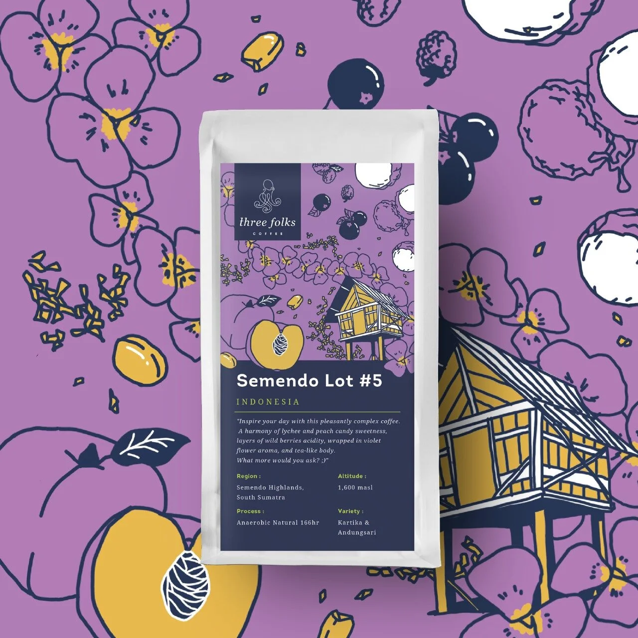 Semendo Lot #5 - Anaerobic Natural 166 hours