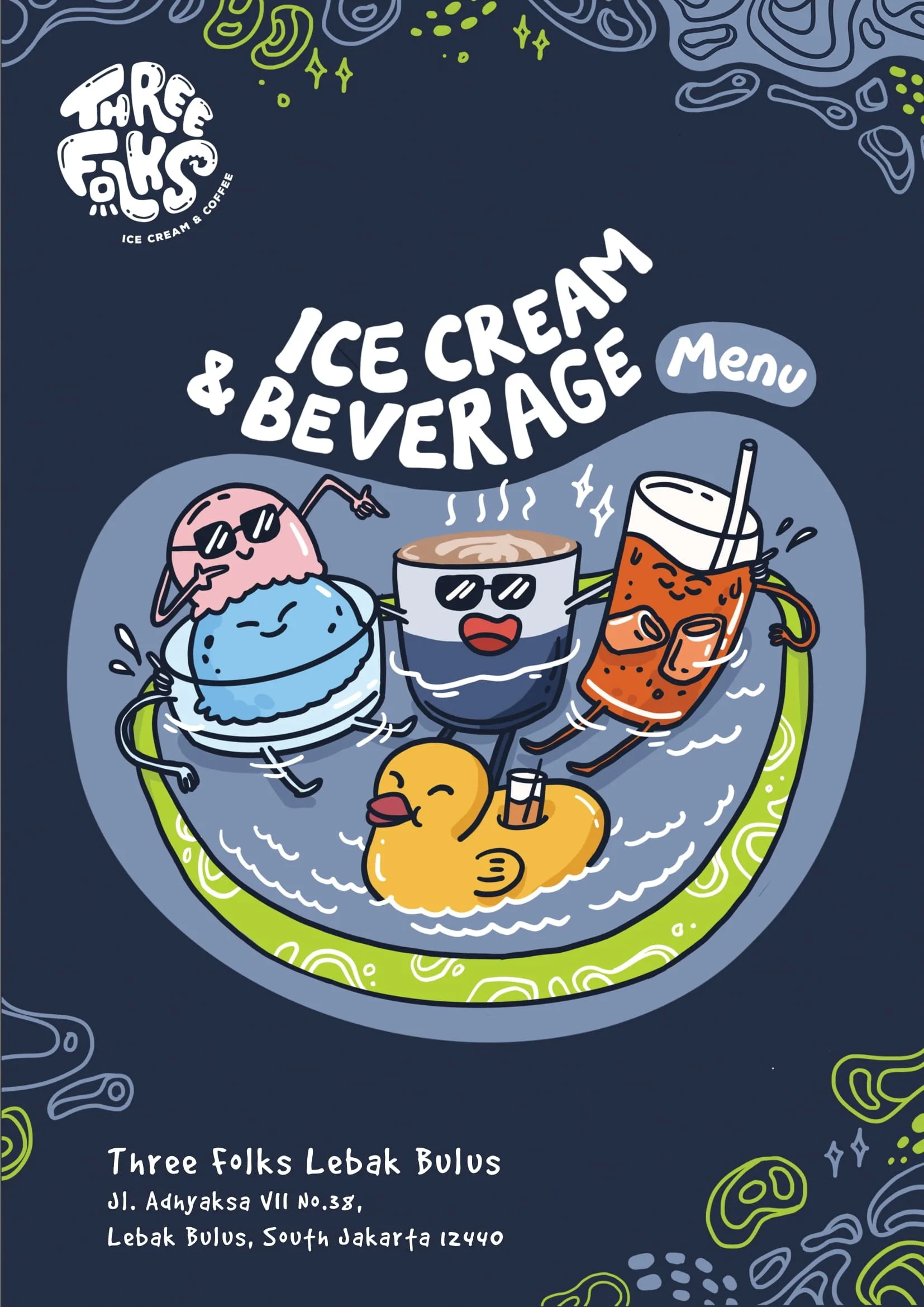 Menu Three Folks Lebak Bulus — three folks