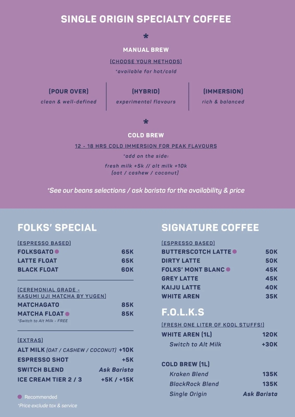 Menu Three Folks Cinere 3