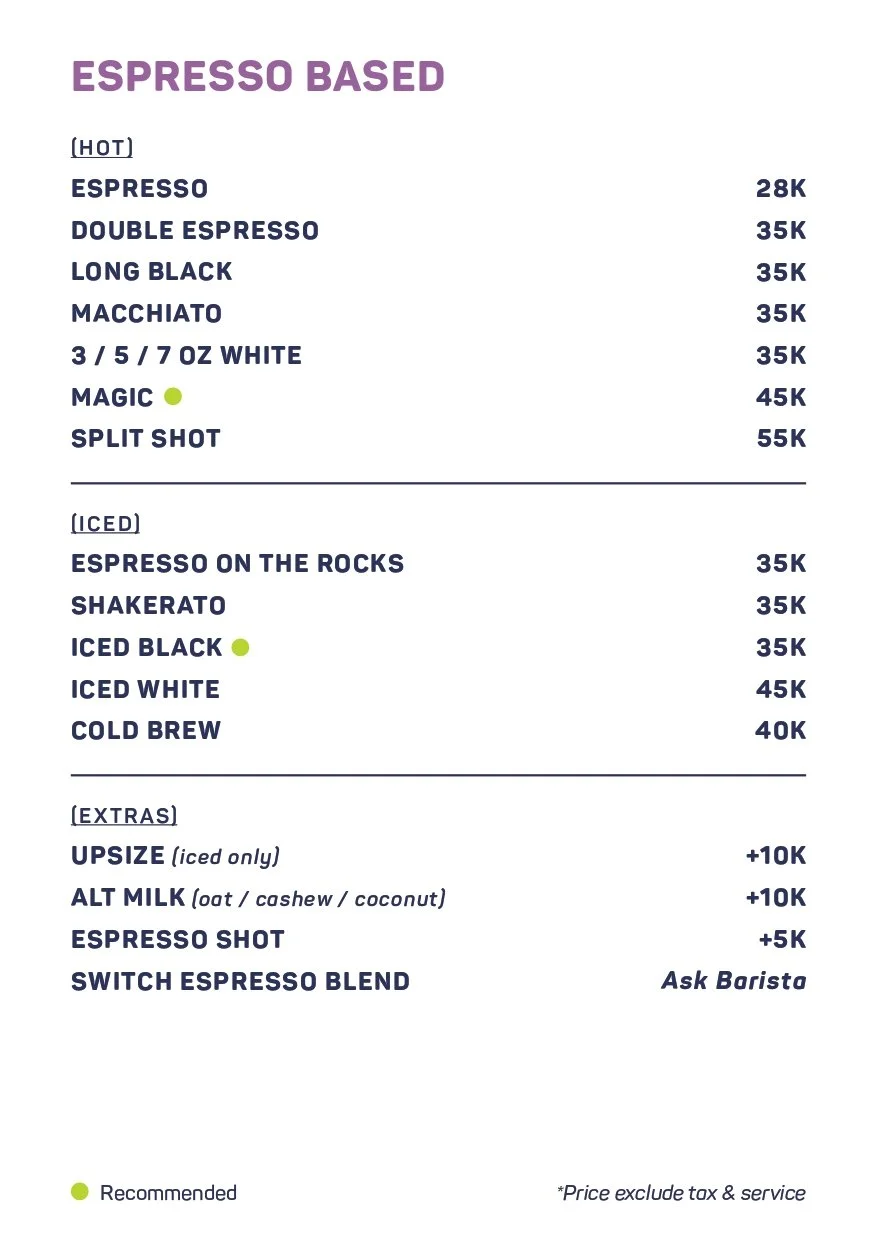Menu Three Folks Lebak Bulus 9