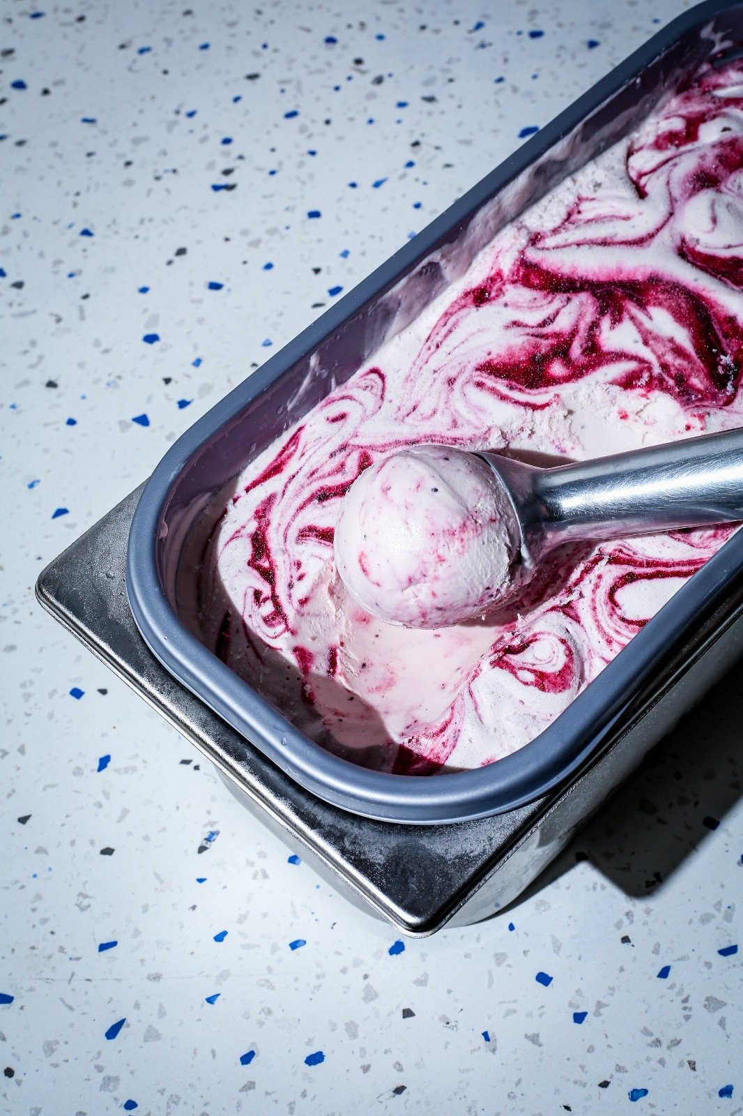 Three Folks Ice Cream Raspberry Yogurt