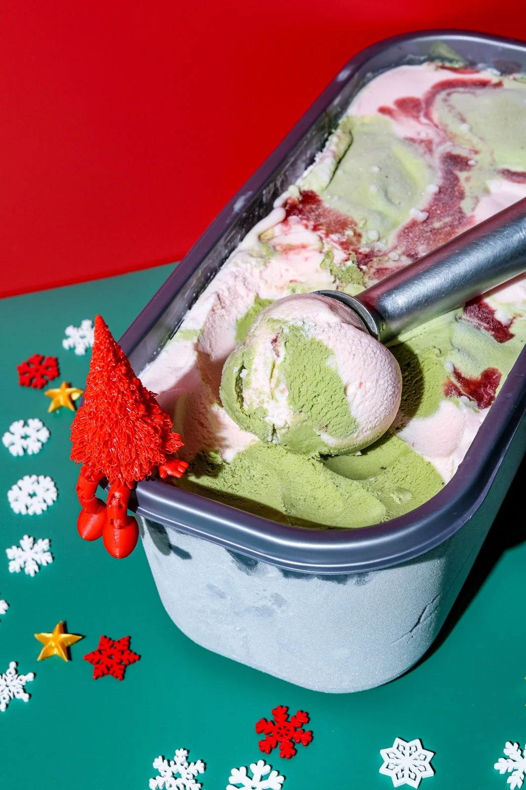 Three Folks Ice Cream Frosty Matcha Blossom