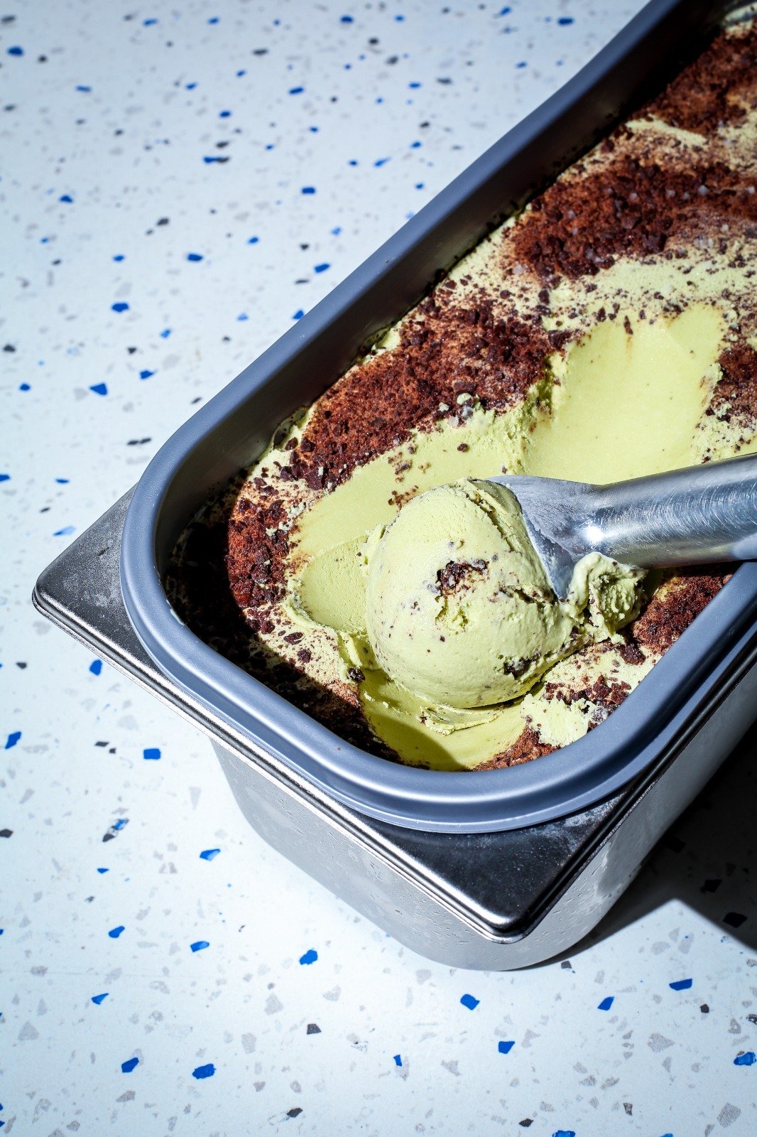 Three Folks Ice Cream Matcha Mint Chips