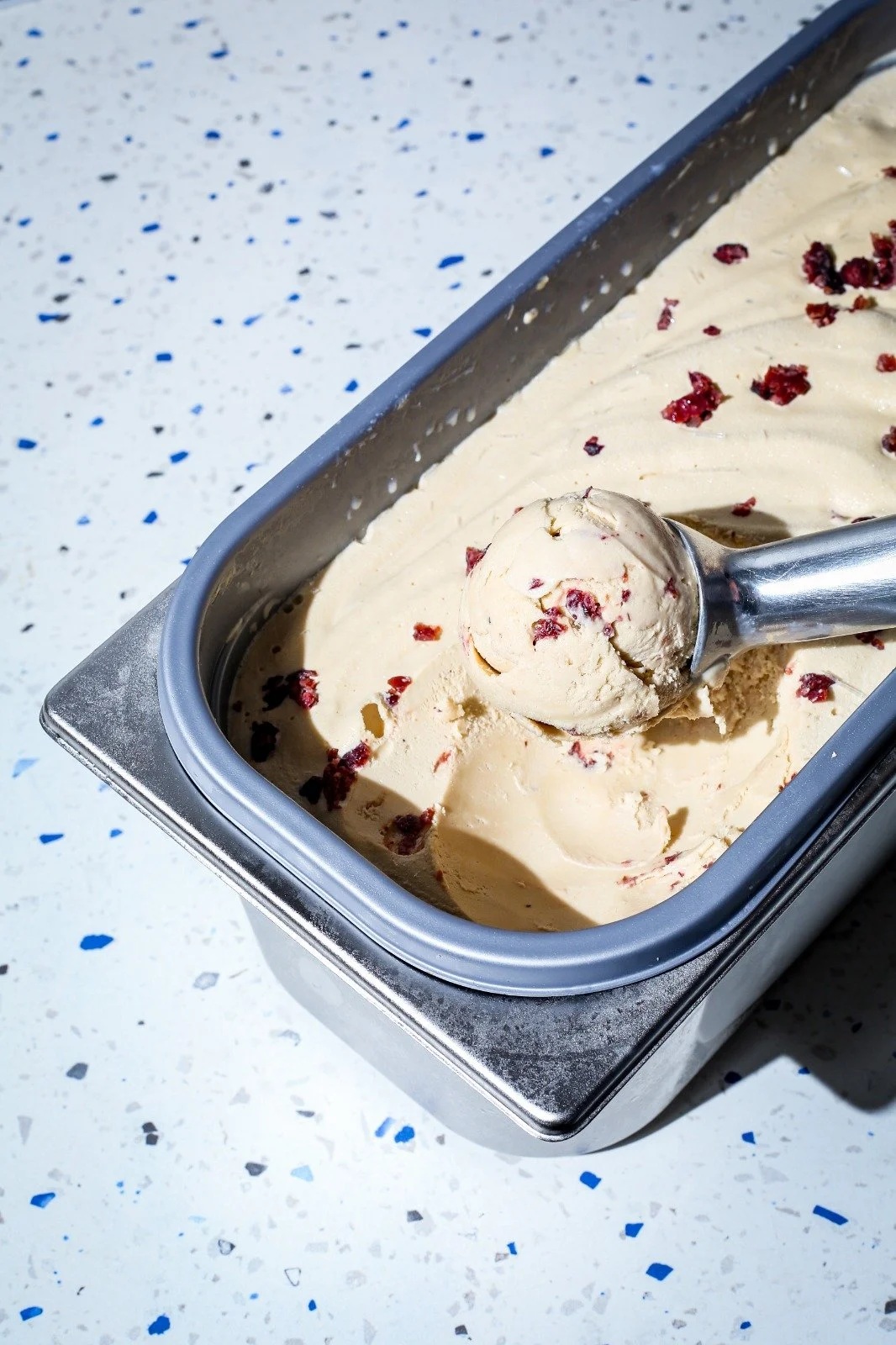 Three Folks Ice Cream Earl Grey Cranberry