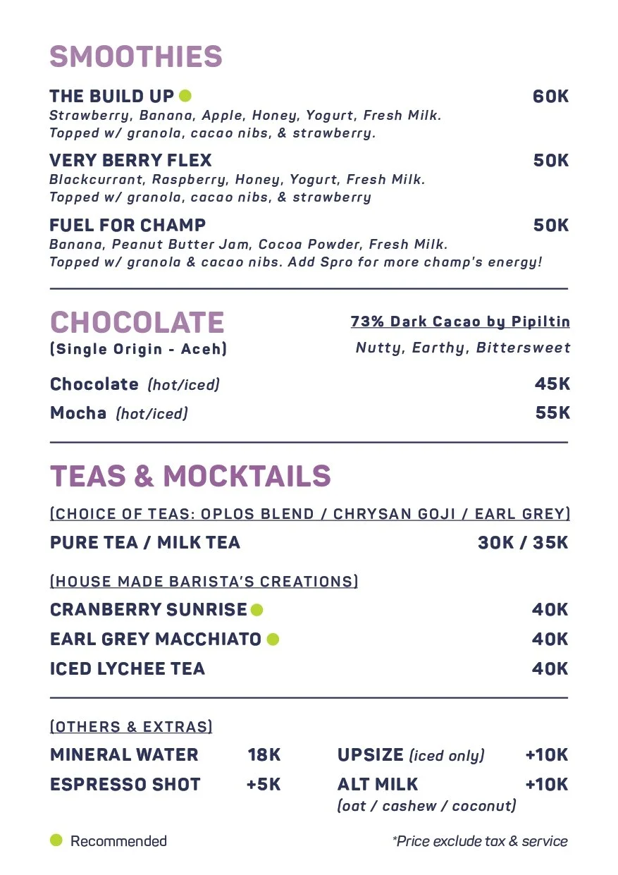 Menu Three Folks Lebak Bulus 11
