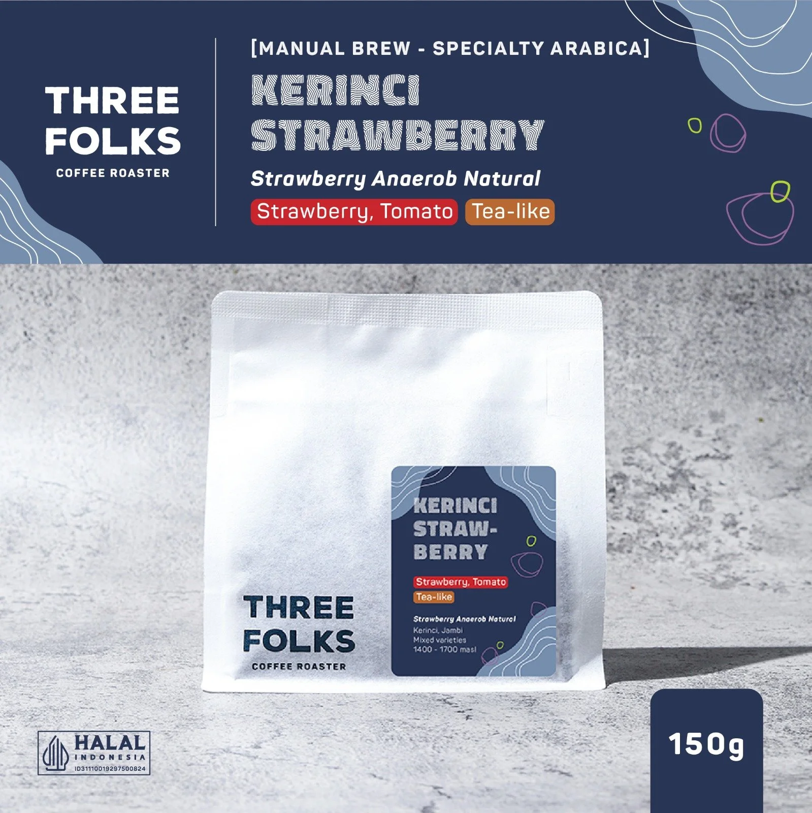 Three Folks Coffee - Kerinci Strawberry