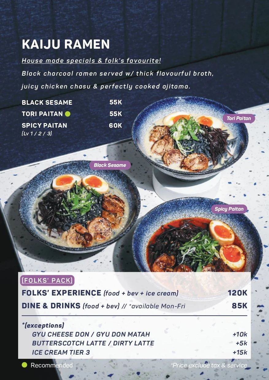 Menu Three Folks Lebak Bulus 12