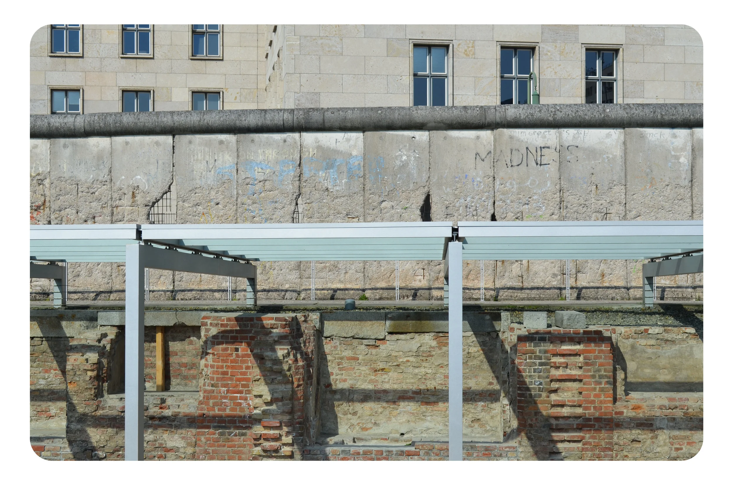 The remainders of the Berlin Wall