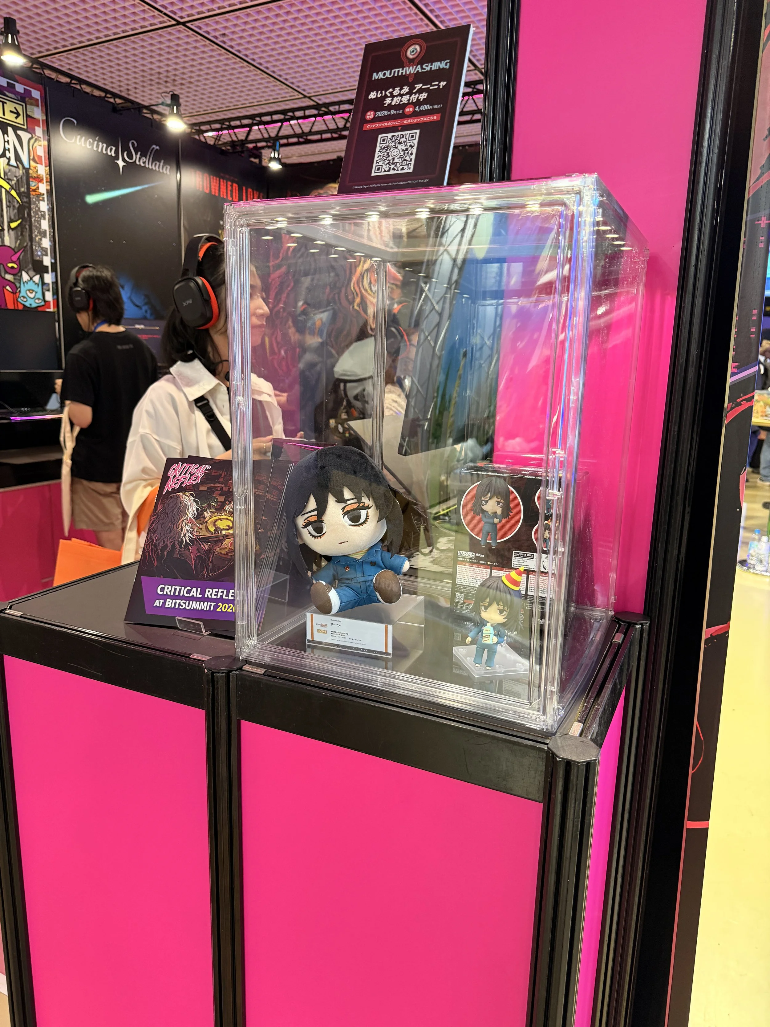 Critical Reflex - Mouthwashing Merch Display
