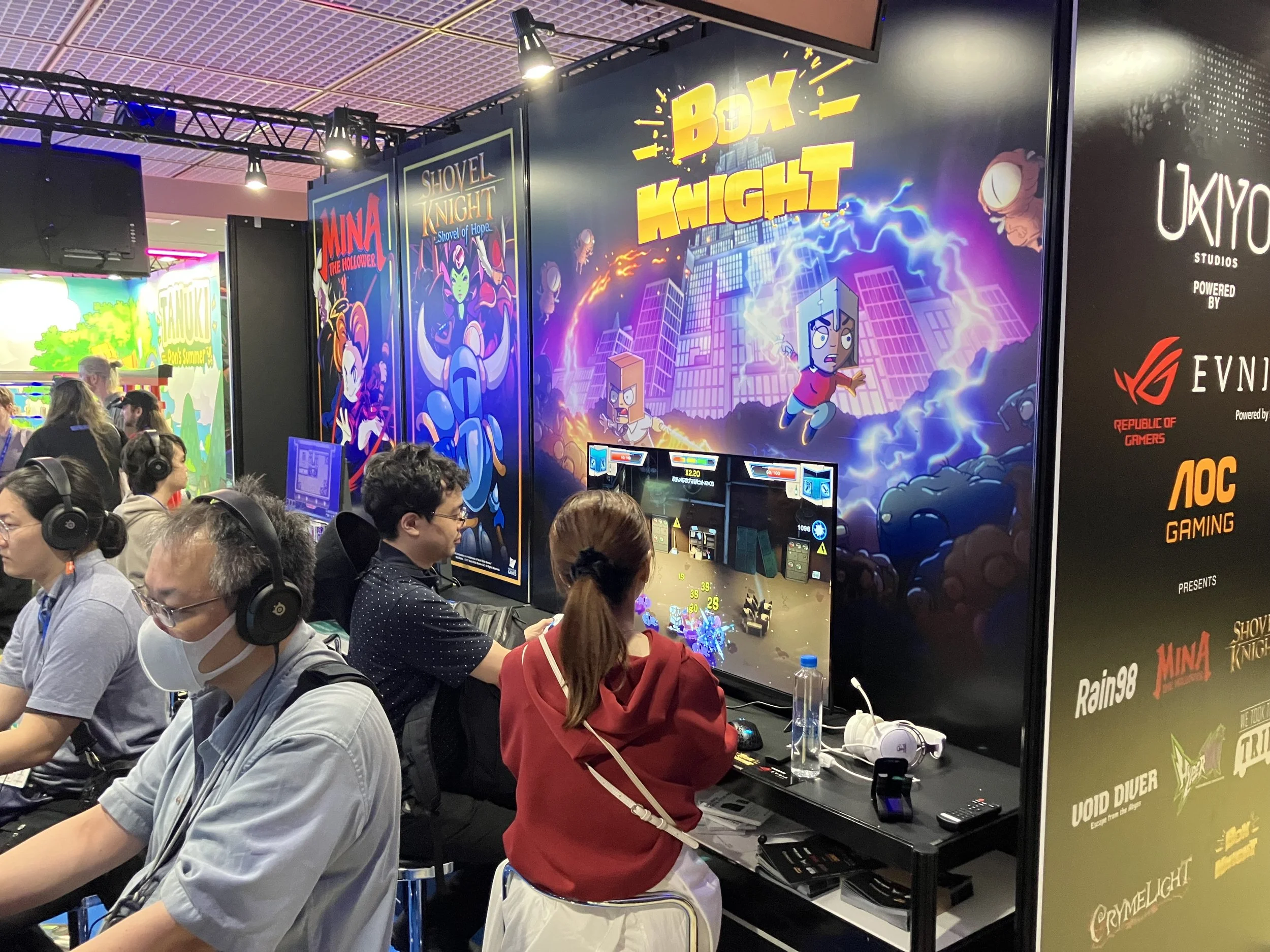 Ukiyo Studios Booth - Box Knight Demo Station