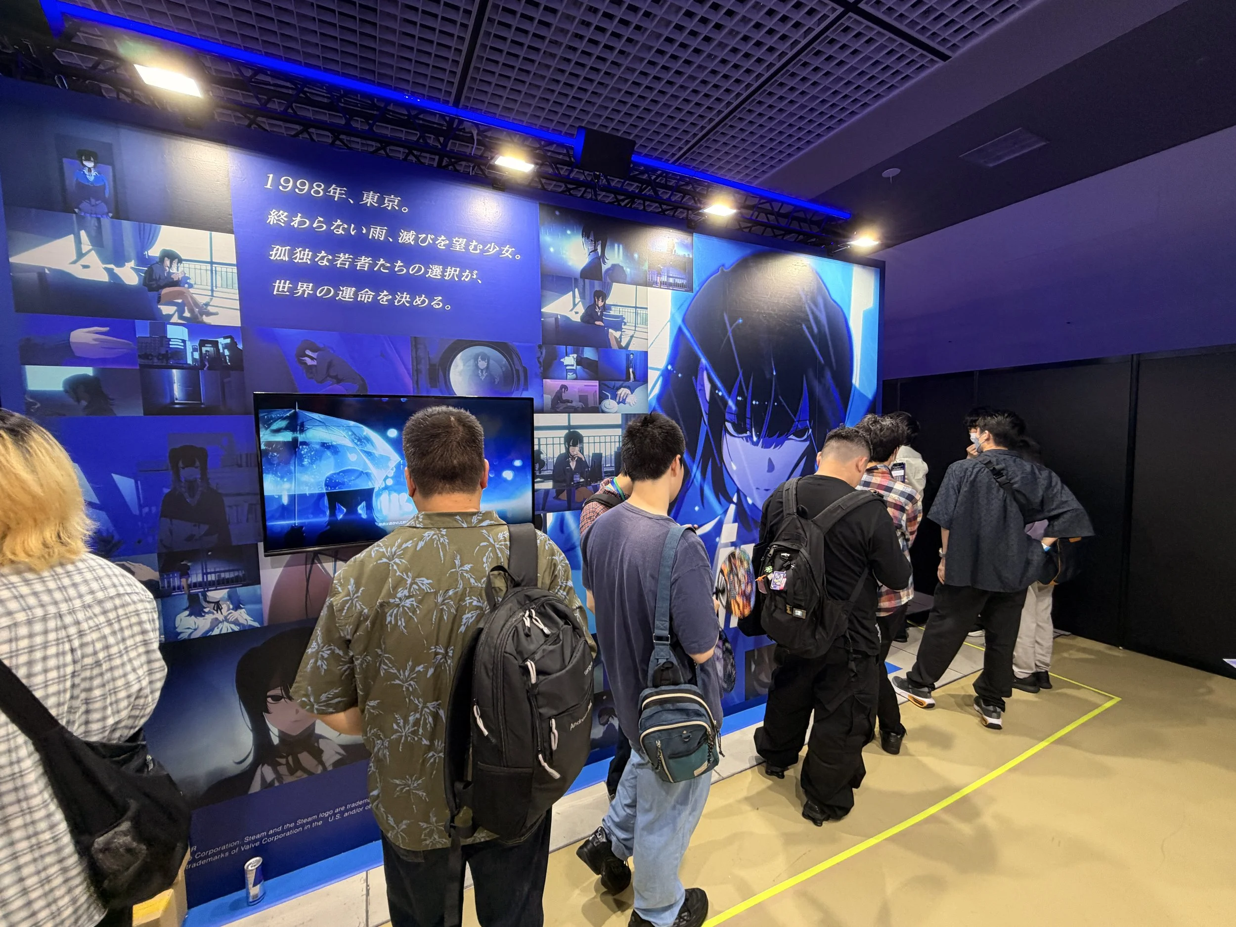 Ukiyo Studios Booth - Rain98 Banner and Line