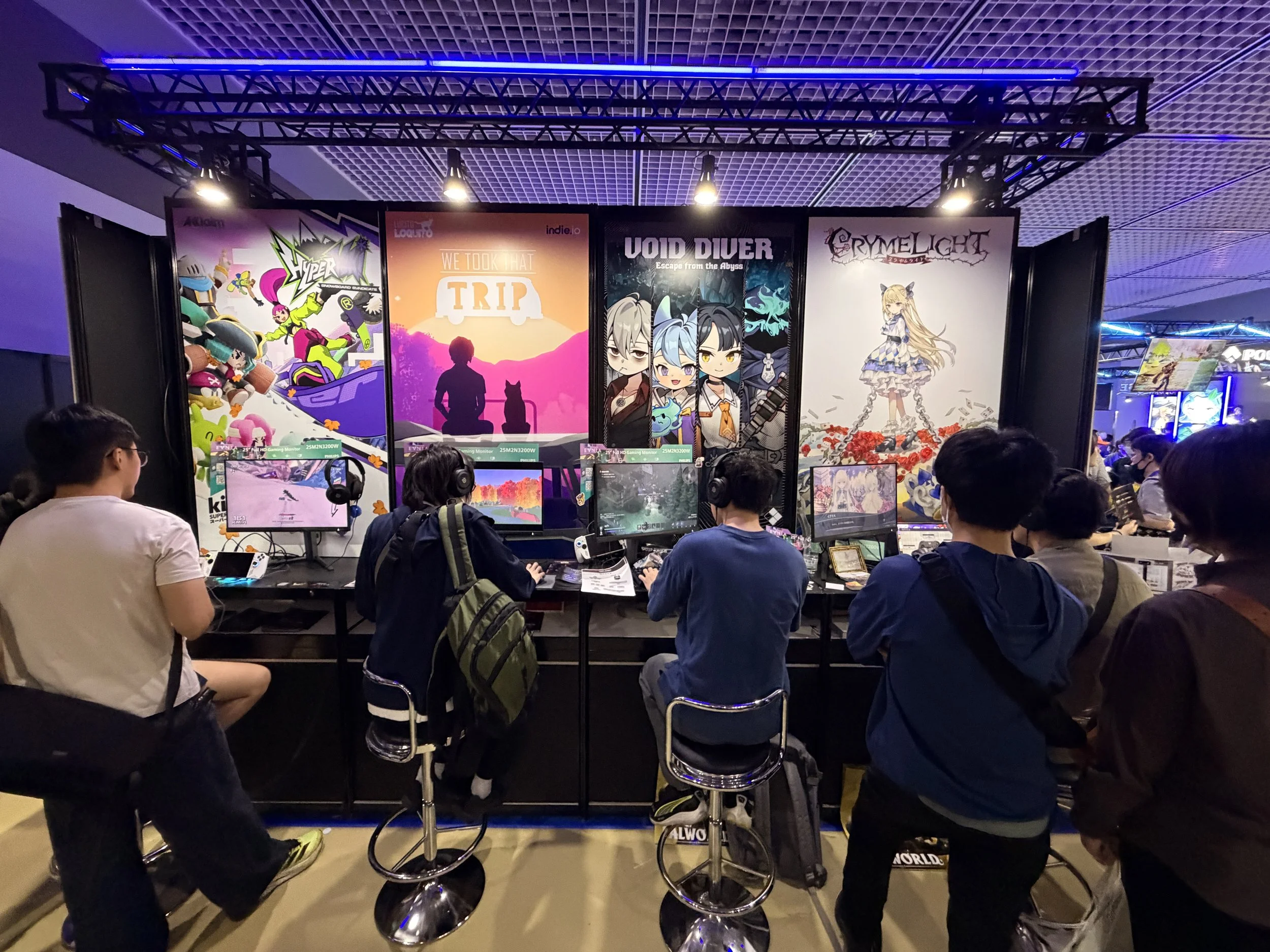 Ukiyo Studios Booth - Demo Stations
