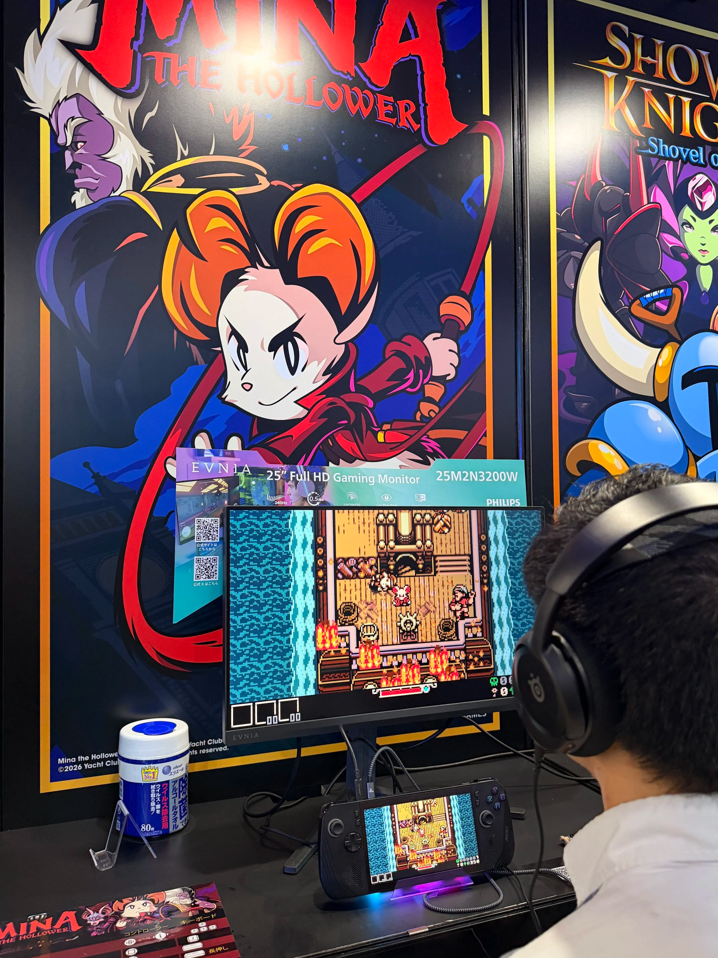 Ukiyo Studios Booth - Mina the Hollower Demo Station