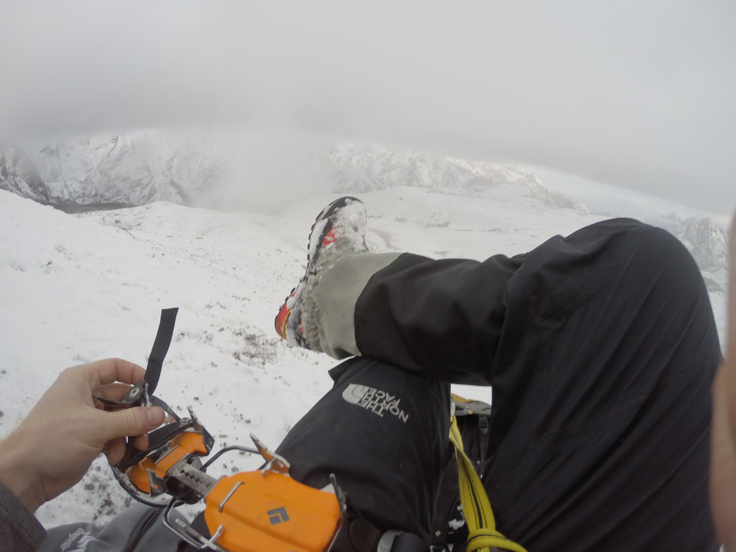 Yala Peak- Crampon time