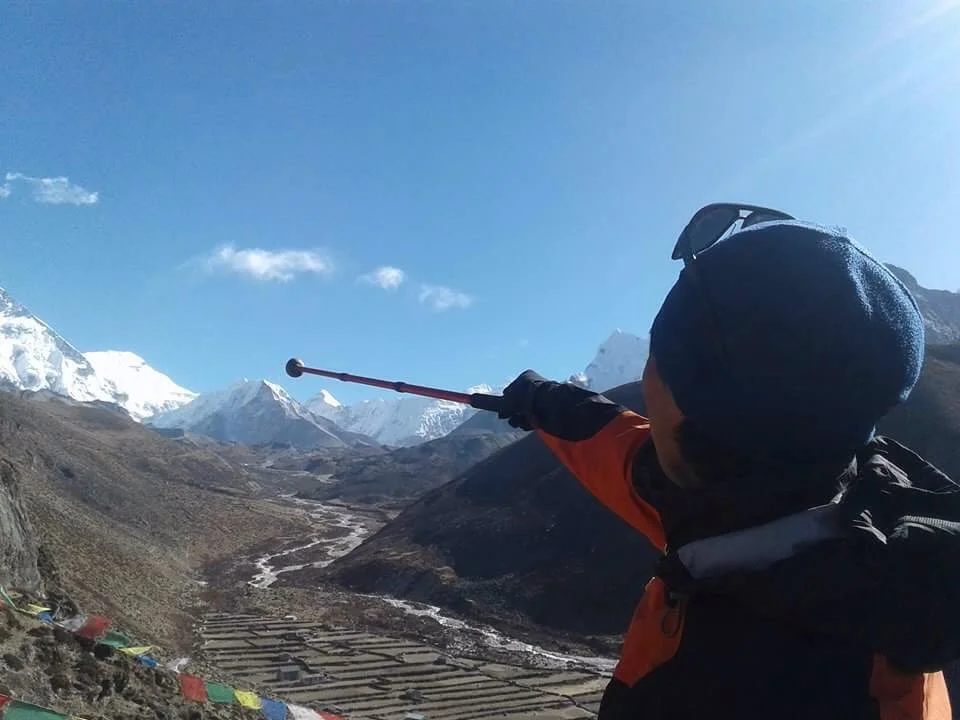 Island Peak- First glimpse