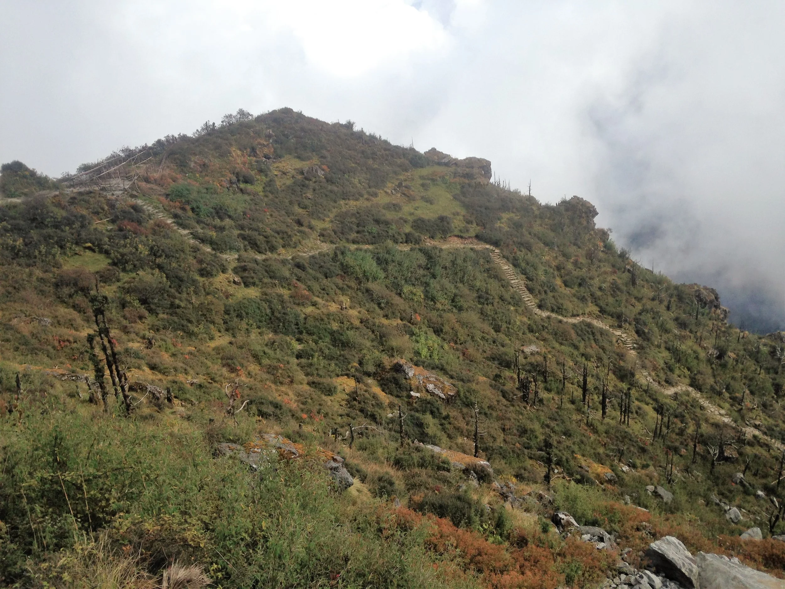 Helambu- Stairs to Ama Yangri