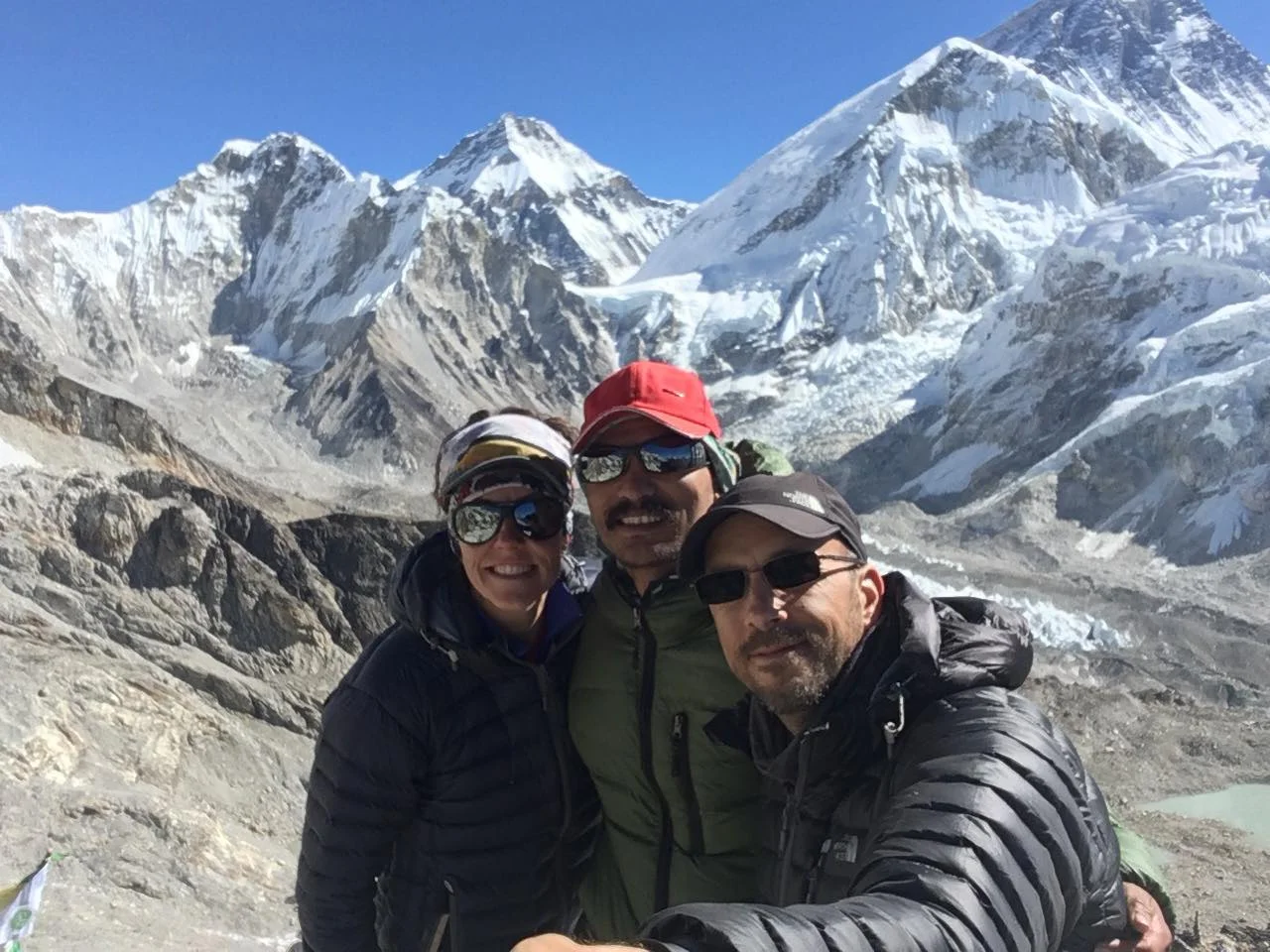 Before heading to climb Lobuche, our teams head to Everest Base Camp to acclimatize. 