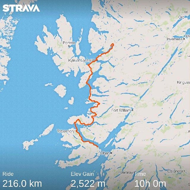 @transalbarace Day 5 - just the one non-strava pic as I was enveloped by mist and drizzle for the rest of the day!
.
Still, I felt so much better on the bike after a proper rest last night. Was able to catch the two ferries I was aiming for and get i