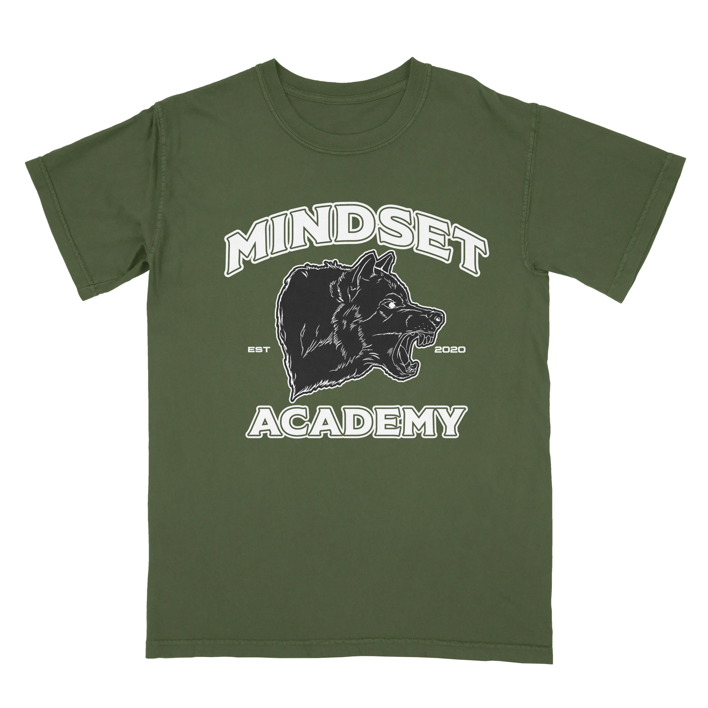 Mindset Academy TShirt - Army Green