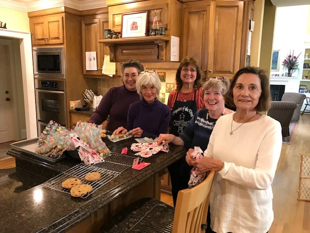 Left to right: Carol McRee, Kay Randolph, Kathy House, Andrea Kelly, Kitty Cutler: not pictured Mary Jo Wiseburn, Anjenette Milligan