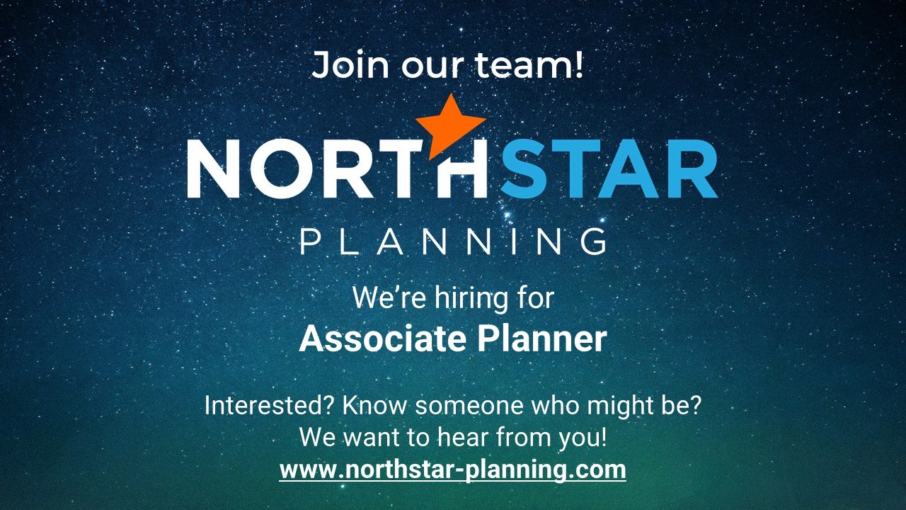 Hiring Associate Planner northstar-planning.com