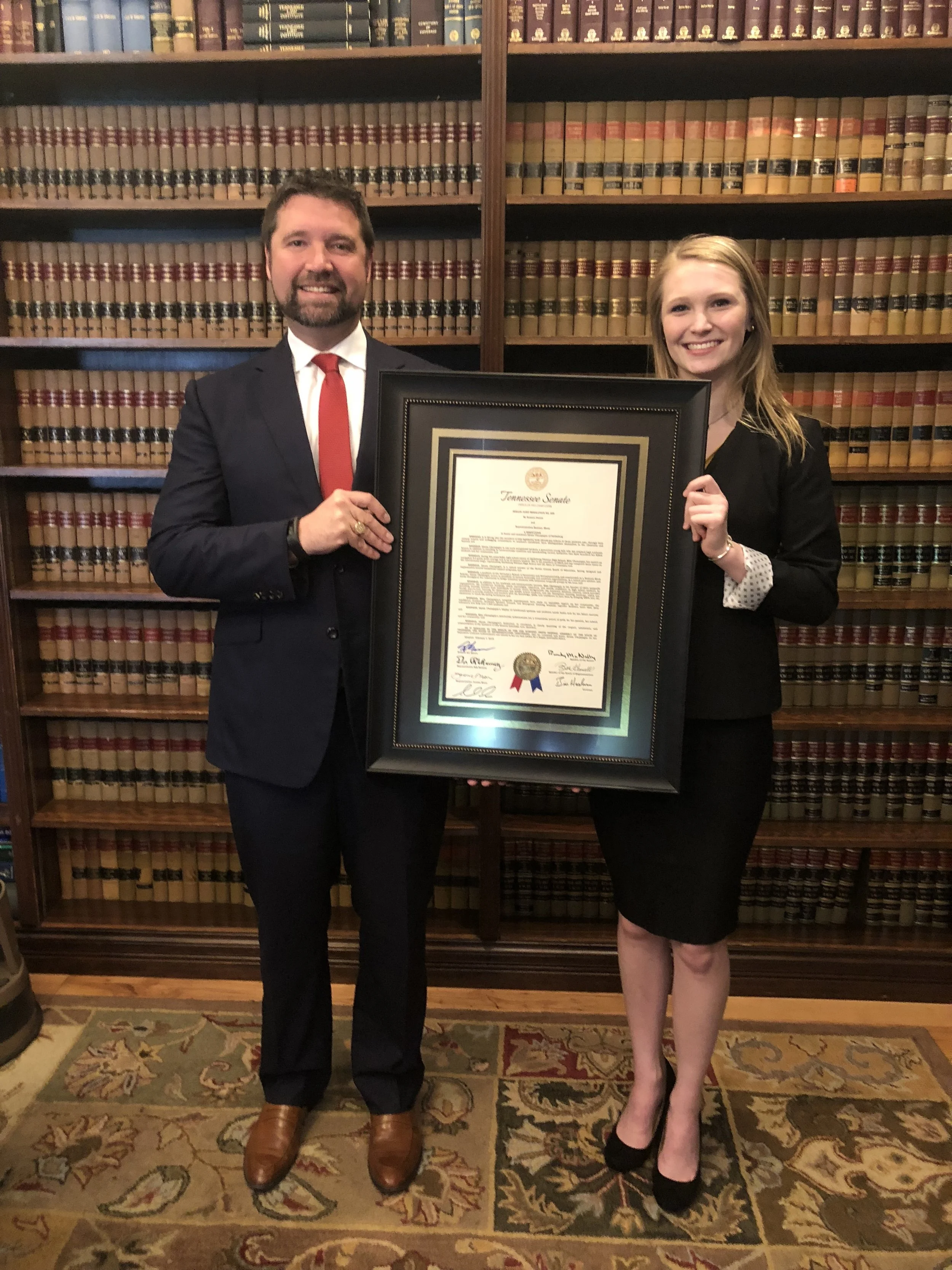 Alyssa Champagne Gatlinburg TN Sevierville TN Pigeon Forge Gatlinburg-PittmanConfidence Academy Bill Haslam House of Representatives.jpg