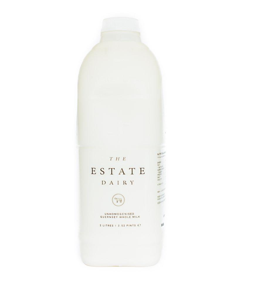Whole Milk Unhomogenised Jersey and Guernsey 2 Litres