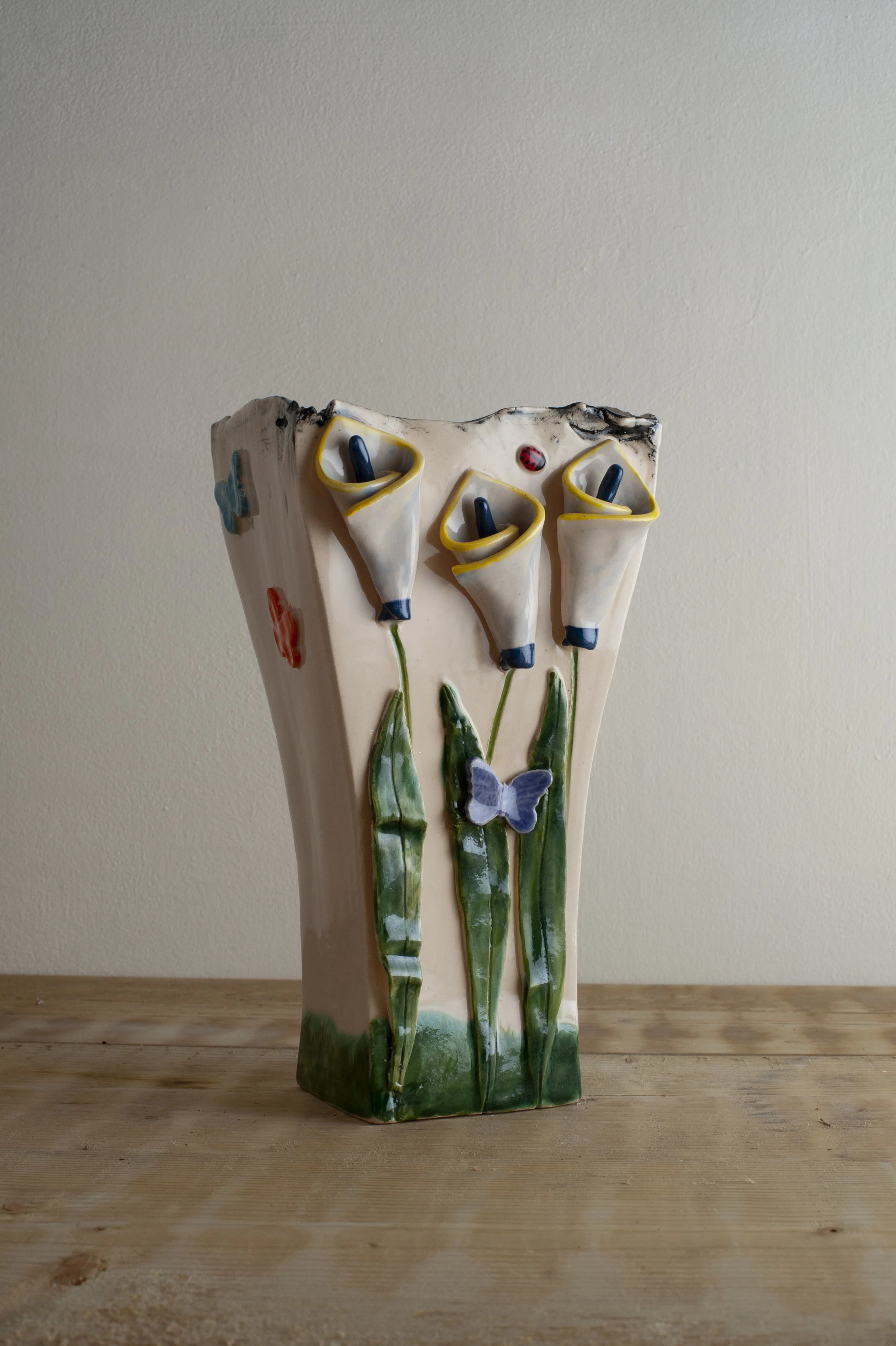 Large Lilly Vase the Burren collection